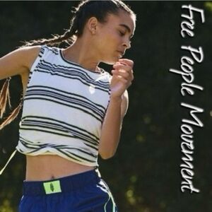 NWT FP Movement Tempo Sport Mode Printed Muscle Tee